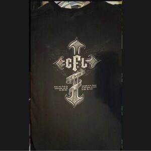 Vintage Christ For Life West Coast Choppers Biker Style Long Sleeve Size XL Y2K